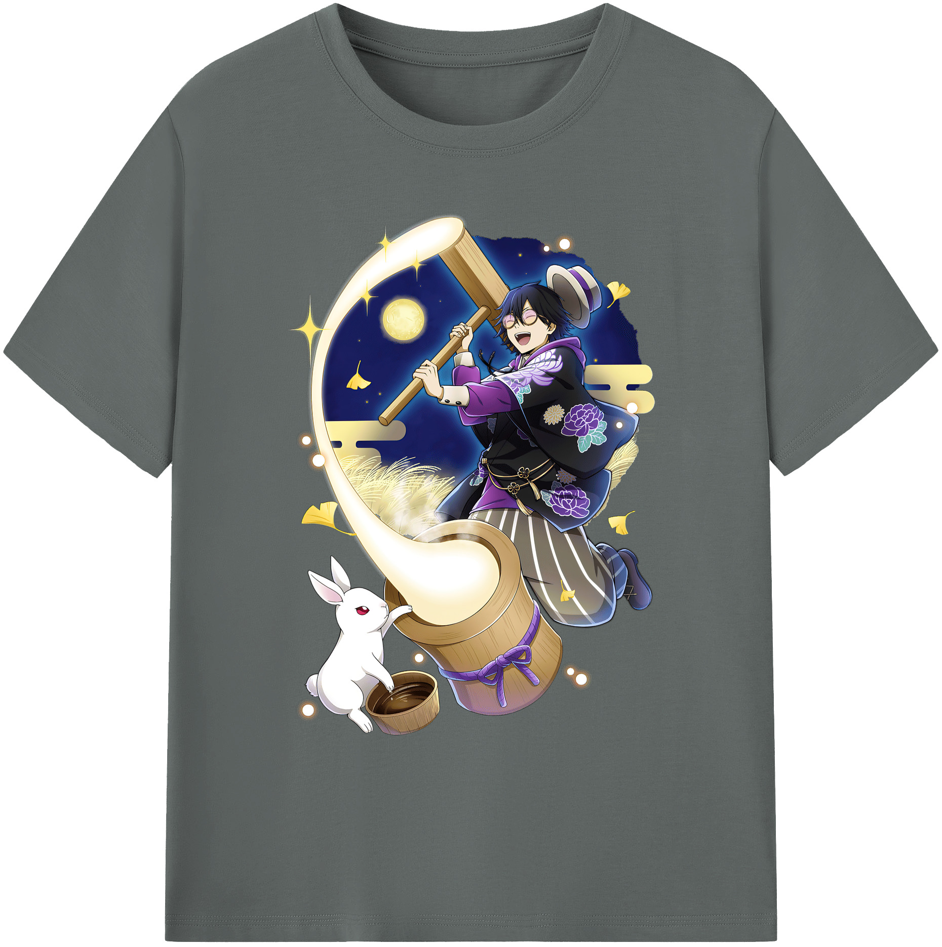 （画像用） 文豪ストレイドッグス Bungo Stray Dogs 綿100％ メンズ半袖Tシャツ｜肌触りやわらか＆通気性